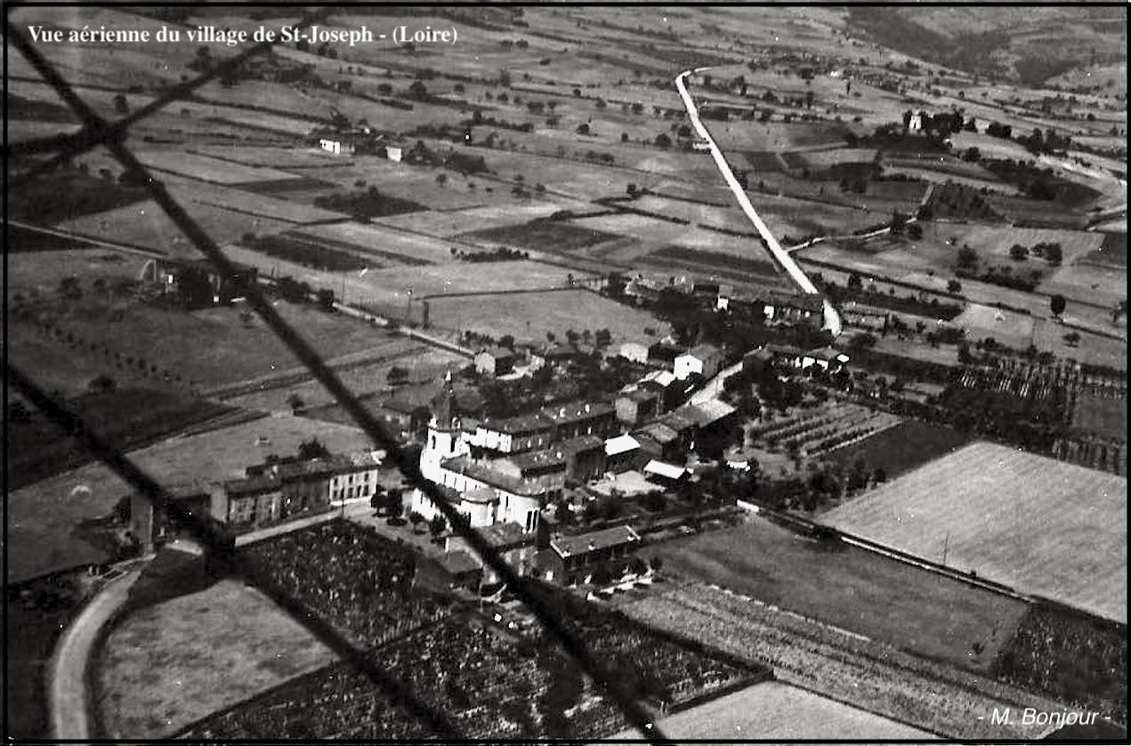 Vue d'avion en 1960 1