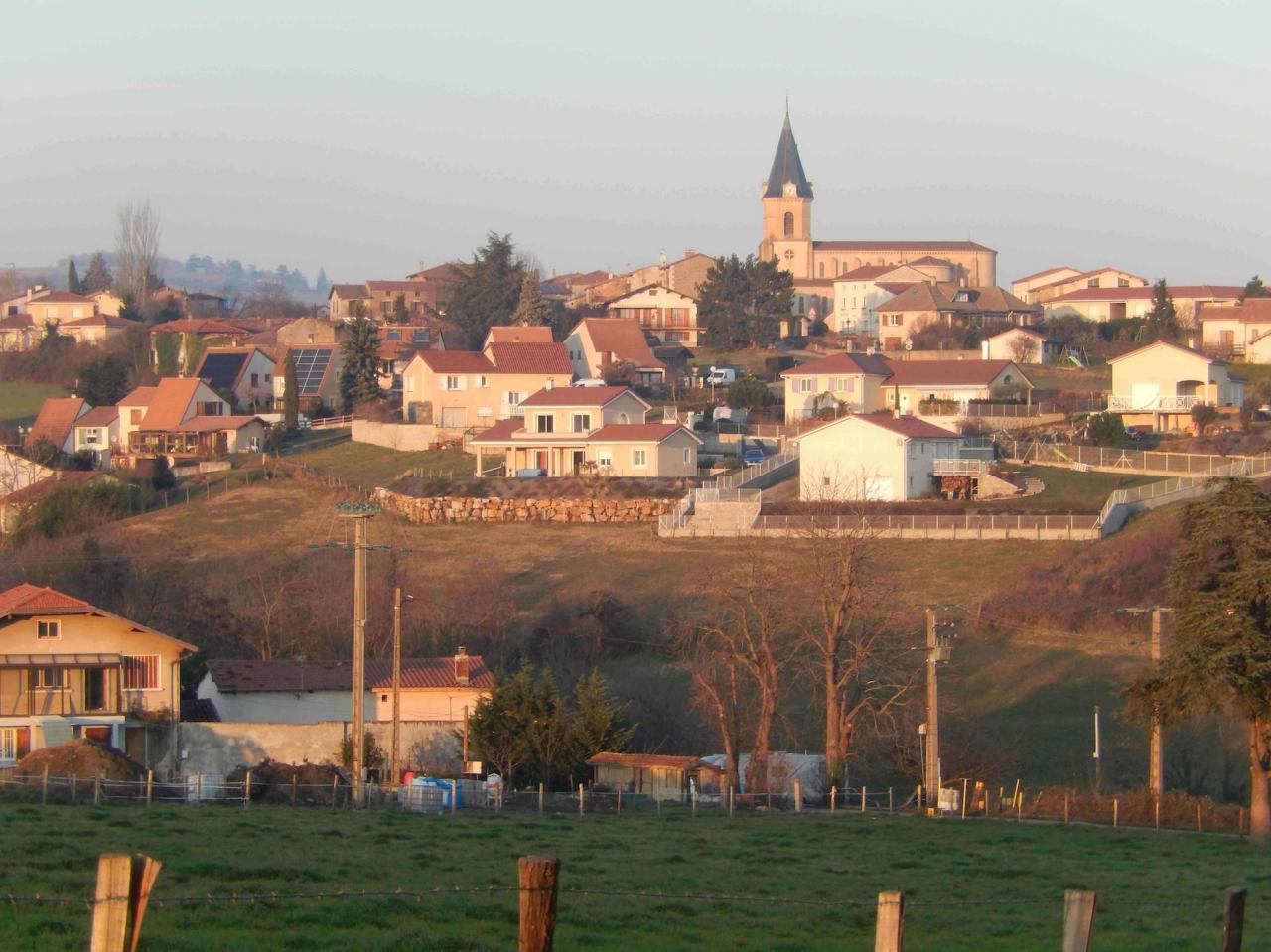 Vue du village de la Plaine