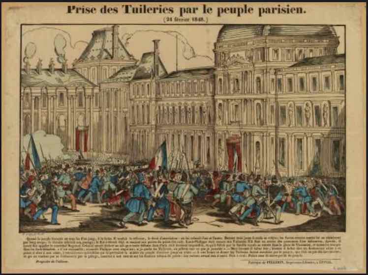 Fe vier 1848 tuileries